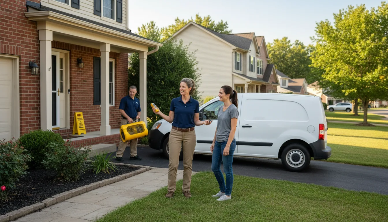 Residential water damage restoration in Mackay, ID